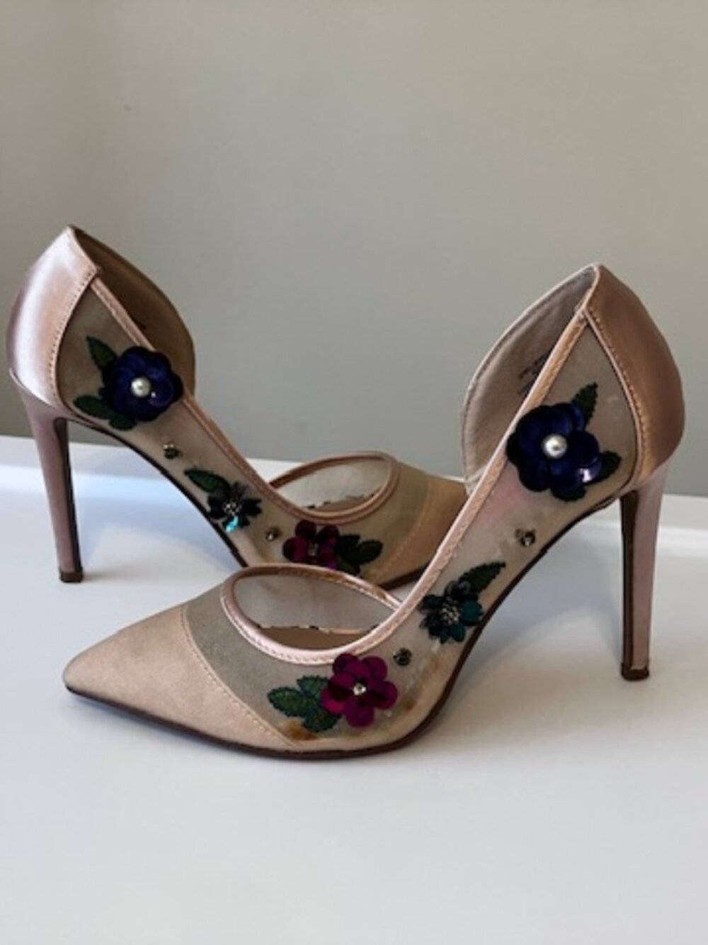 Betsey Johnson Jewel Blush Stilettos - Picture 4 of 9
